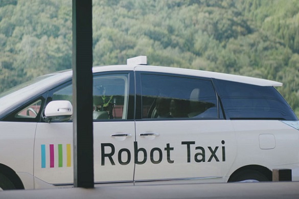 В Японии было презентовано беспилотное такси