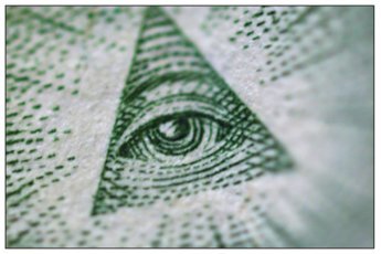 Всевидящее Око на долларовой банкноте - глаз Гора