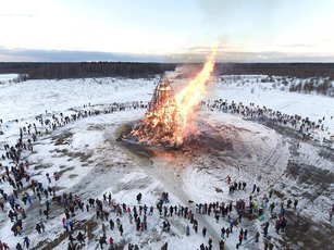 В Никола-Ленивце на Масленицу сожгут 20-метровую крепость