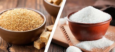 Разница между белым и коричневым сахаром