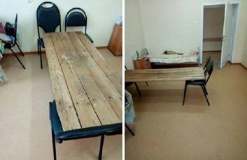 Пациенты пензенской больницы обнаружили в отделении кровати из досок и стульев