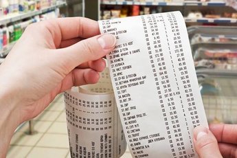 Продуктовые чеки из магазинов могут вызвать онкологию
